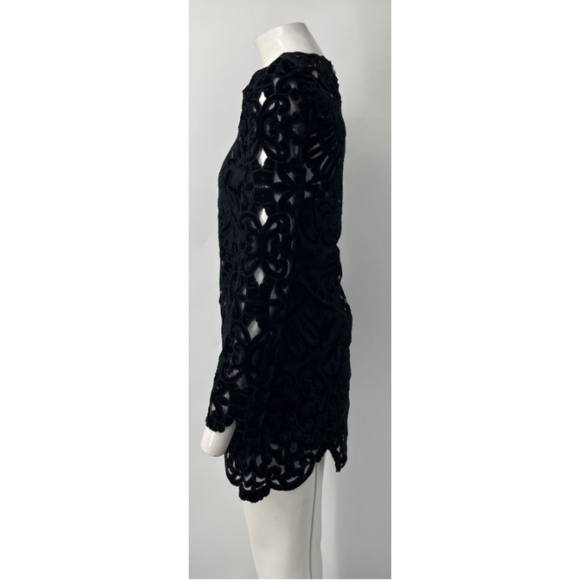 Sea New York Black Lace Mini Dress - Picture 4 of 7